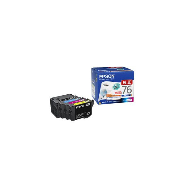 EPSON IC4CL76 [インクカートリッジ 4色パック]