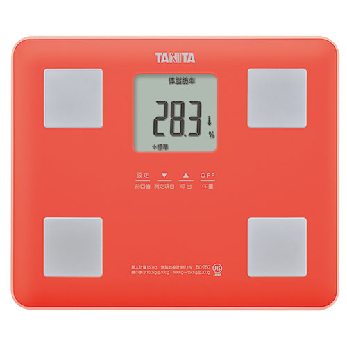 TANITA BC-760-PK コーラルピンク [体組成計]の通販は