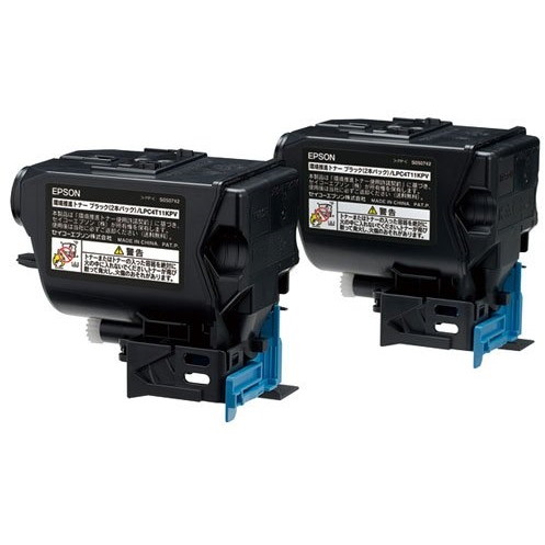 EPSON LPC4T11KPV ブラック [環境推進トナーカートリッジ(2本パック)] メーカー直送
