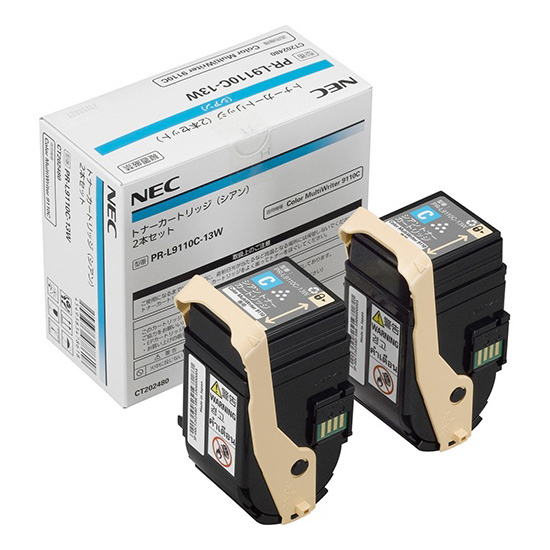 NEC PR-L9110C-13W シアン [トナーカートリッジ 1箱(2個入)] メーカー直送の通販は純正トナー