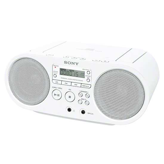 【10/23ポイントUP】SONY ZS-S40-W ホワイト [CDラジオ]