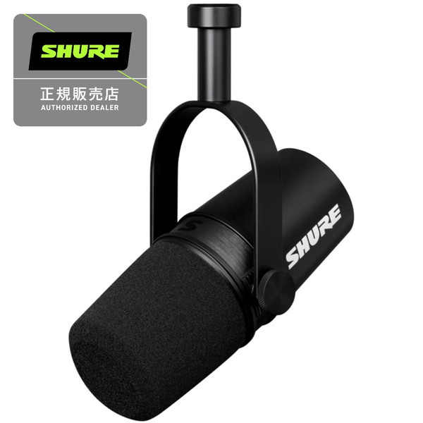 SHURE MV7X-J ブラック [ポッドキャスト用マイクロホン] マイク