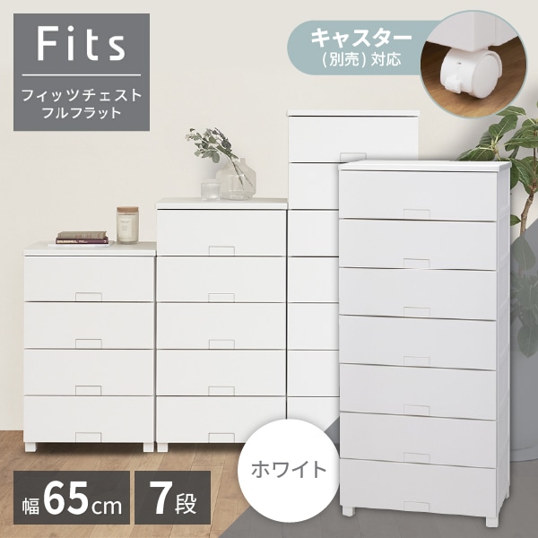 天馬(Tenma) フィッツチェスト フルフラット6507 ホワイト [収納ケース] メーカー直送