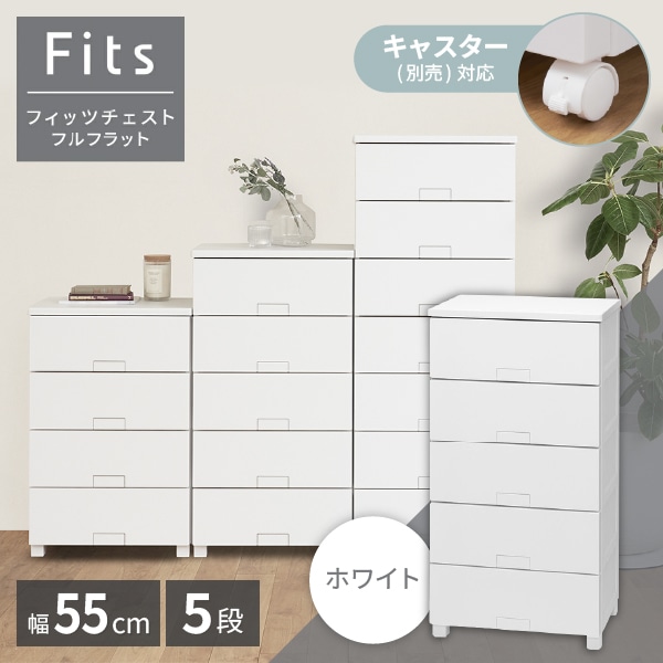 天馬(Tenma) フィッツチェスト フルフラット5505 ホワイト [収納ケース] メーカー直送