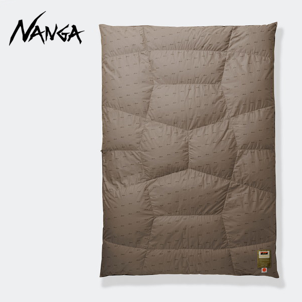 NANGA ダウンデュベ シングル DX ペンタゴン シングル モカ DOWN DUVET