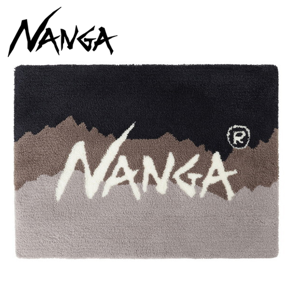 NANGA ナンガ NANGA RIDGELINE GRADATION RUG BLACK FREE NZ2454-4F405-B N0000828 リッジライングラデーションラグ