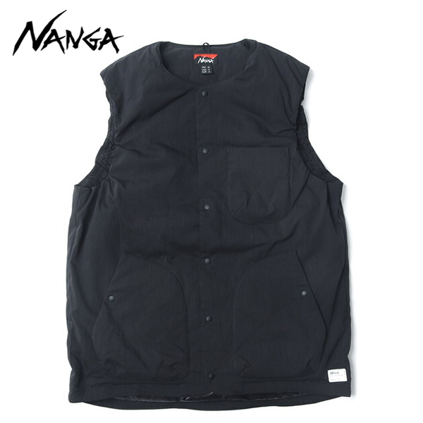 NANGA ナンガ ヒノック リップストップ インナーダウン ベスト HINOC RIPSTOP INNER DOWN VEST BLK M ND2441-1N304-A N0001913