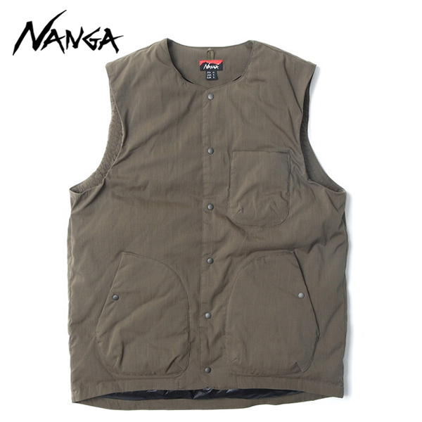 NANGA ナンガ ヒノック リップストップ インナーダウン ベスト HINOC RIPSTOP INNER DOWN VEST AMG L ND2441-1N304-A N0001919