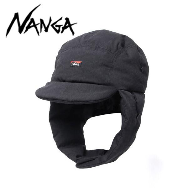 NANGA ナンガ HINOC RIPSTOP DOWN EAR FLAP CAP BLK FREE NA2441-3B101-A N0002979 [キャップ]