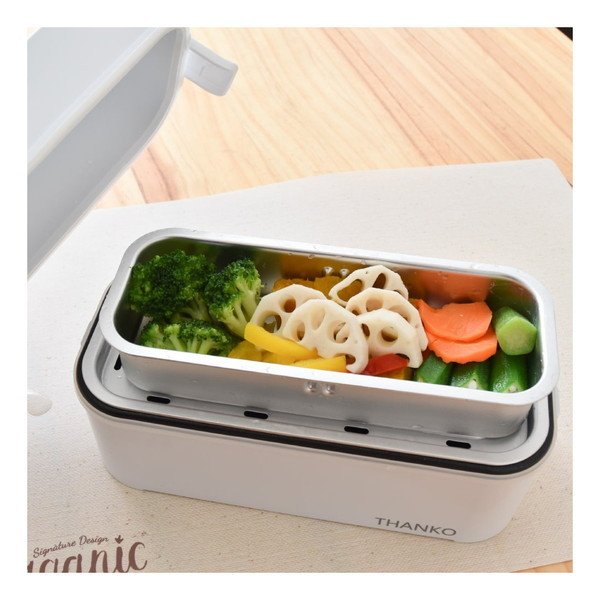 炊飯器 THANKO サンコー 2段式超高速弁当箱炊飯器 1合炊き 一人暮らし  