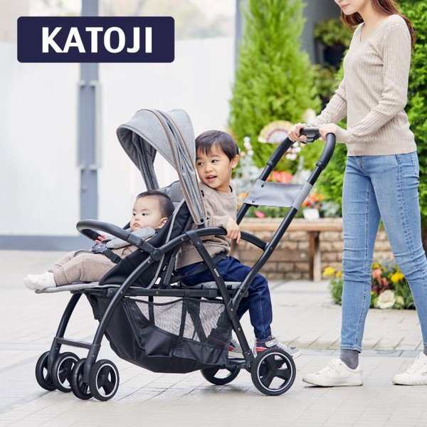 KATOJI ベビーカー 2-Seater グレー [保証期間：1年間]の通販はau PAY マーケット - XPRICE au PAY マーケット店  | au PAY マーケット－通販サイト