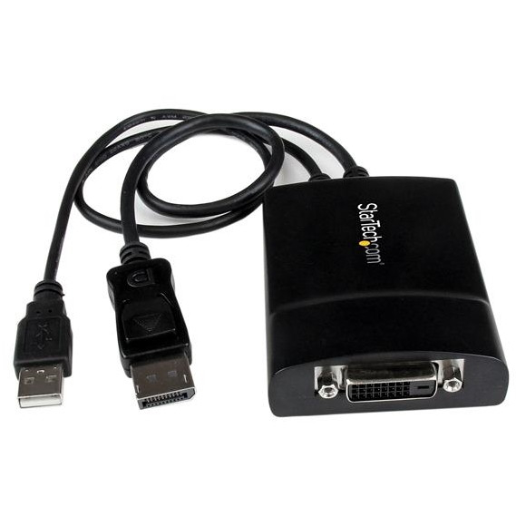 StarTech DP2DVID2 ブラック [DisplayPort−DVI デュアルリンク アクティブ変換アダプタ] メーカー直送