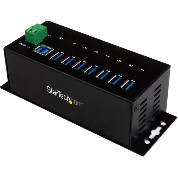 StarTech ST7300USBME [7ポート産業用USB 3.0ハブ サージ/ESD保護機能] メーカー直送
