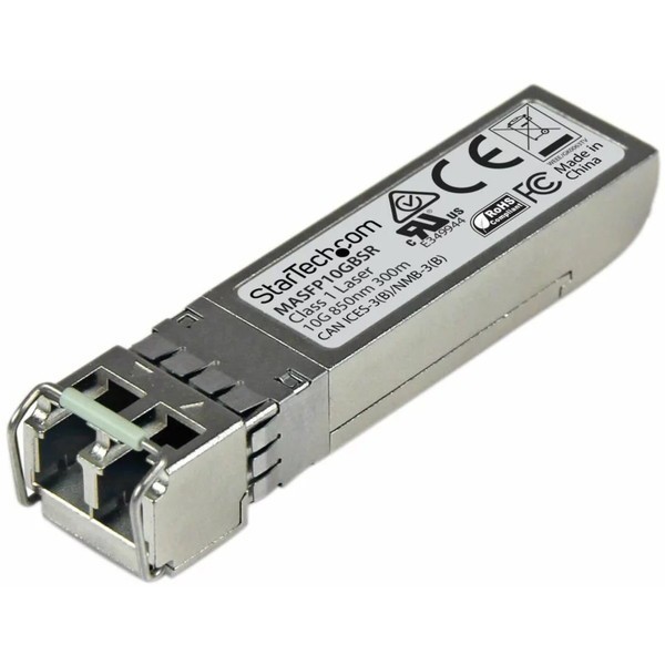 StarTech MASFP10GBSR シルバー SFP+モジュール Cisco Meraki製MA-SFP-10GB-SR互換 10GBASE-SR準拠光トランシーバ