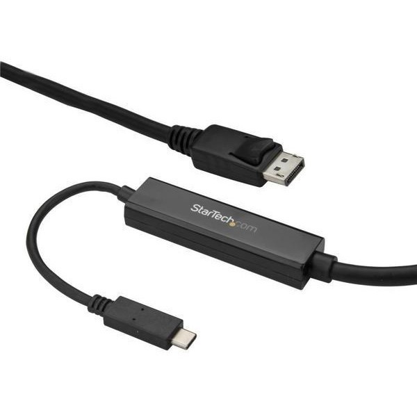 StarTech CDP2DPMM3MB ブラック [USB Type-C - DisplayPort 変換ディスプレイアダプタケーブル 4K/60Hz (3m)]