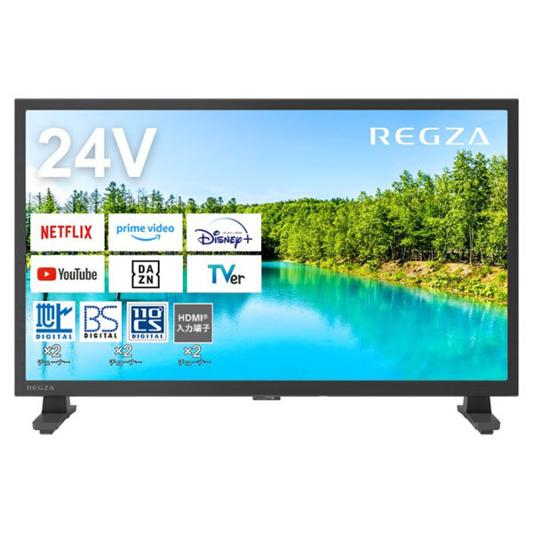 液晶テレビ 24型 24インチ レグザ TVS REGZA ハイビジョン 地上・BS・CSデジタル 24V35N_1