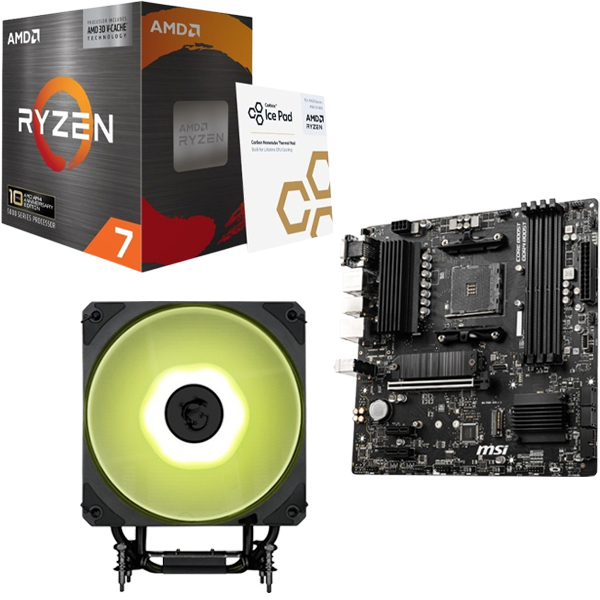 ASK R75800X3D10TH-MSIB550 [CPU+マザーボード+CPUクーラーセット] 43,680円