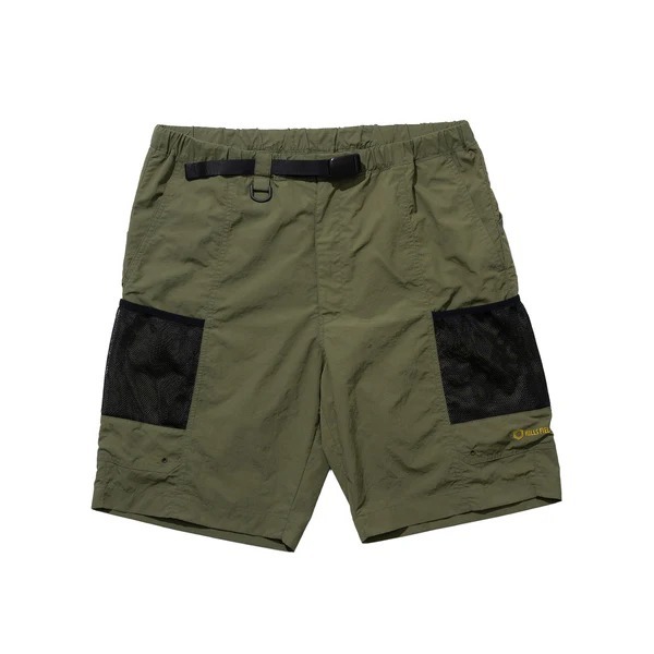 HILLS FIELD ヒルズフィールド HF-SHT-RENkhaxl RECYCLED NYLON ORIGINAL SHORTS カーキ XL ナイロンショーツ