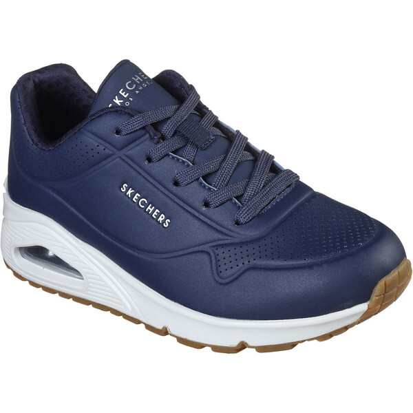 SKECHERS スケッチャーズ ウォーキングシューズ 03UNO -STAND ON AIR ネイビー 73690 NVY 23.5 cmの通販は