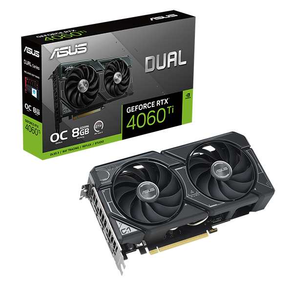 ASUS DUAL-RTX4060TI-O8G NVIDIA Geforce [グラフィックボード]の通販