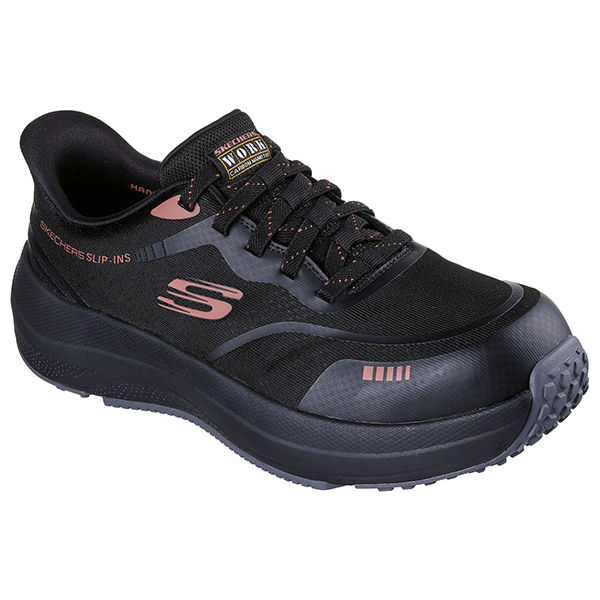 SKECHERS スケッチャーズ ワークシューズ TRANSPORTER LITE ブラック 27.5cm 200262 BKRD メンズ [安全靴]