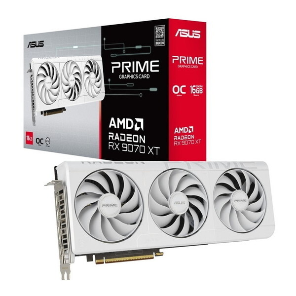ASUS PRIME-RX9070XT-O16G-WHITE [グラフィックゲーム盤]