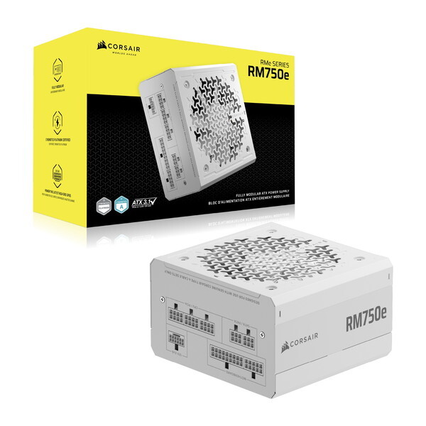 CORSAIR RM850 WHITE PC電源ユニット 850W 80PLUS GOLD認証 フル