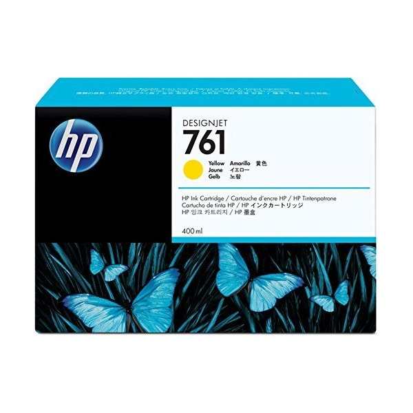 HP CM992A イエロー HP761 [インク 400ml] メーカー直送 純正インク