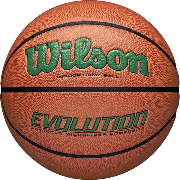 ウィルソン WTB0595XB0601 EVOLUTION ゲームボール(オレンジ/グリーン)6号 [バスケットボール]