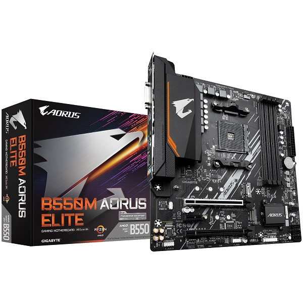 GIGABYTE B550M AORUS ELITE [MicroATXマザーボード]