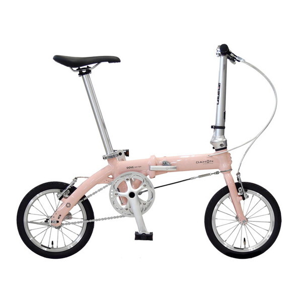 DAHON INTERNATIONAL Dove super light ダヴスーパーライト フォールディングバイク 14インチ アルミフレーム Peach [折りたたみ自転車]