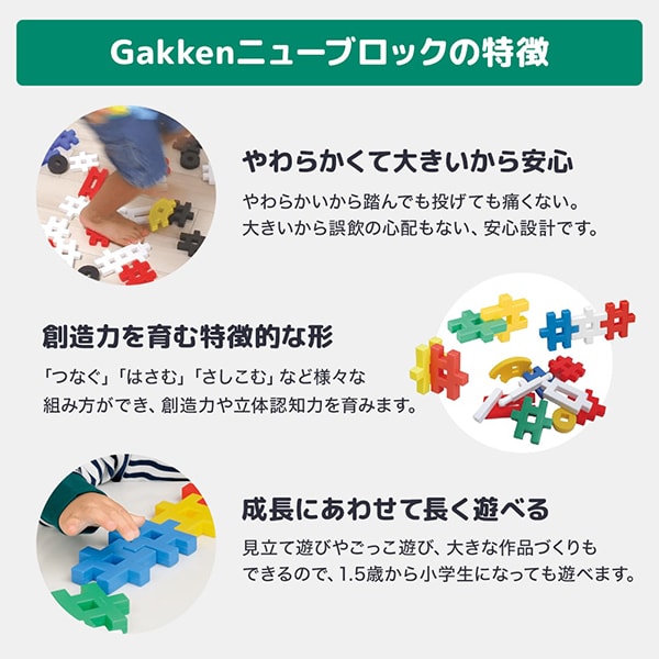 学研ステイフル Gakkenニューブロック たっぷりバラエティセットの通販