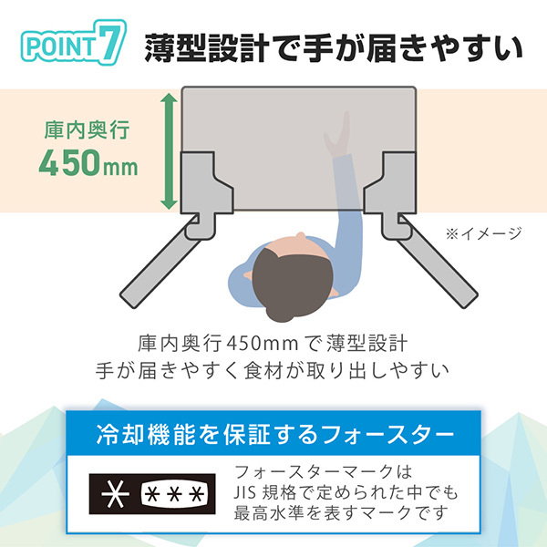 冷蔵庫 415L 大容量 自動霜取り 観音開き 4ドア 幅79cm 二人暮らし以上