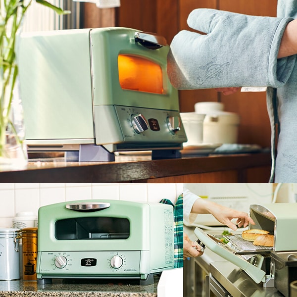 Aladdin AGT-G13B(G) グリーン [グラファイト グリル&トースター (4枚