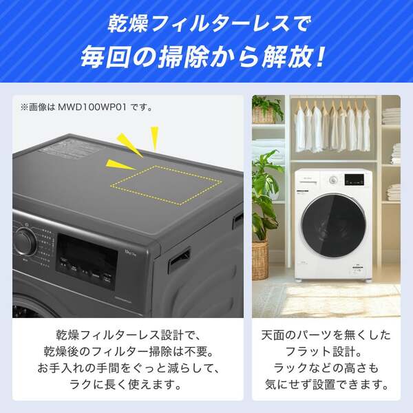 ドラム式洗濯乾燥機 洗濯12kg 乾燥6kg 左開き 幅60cm 静音 急速洗い