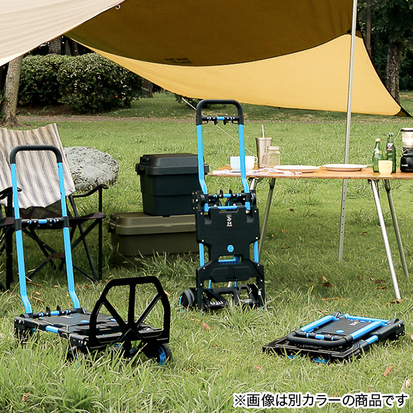 花岡車輪　花岡車輌 / FLAT CART 2×4 BLACK 公式】FLATCART 2x4(ブラック)|二輪＆四輪に変形！収納わずか
