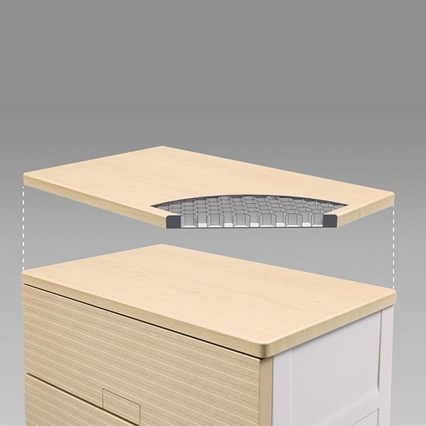 天馬(Tenma) フィッツチェスト 材木6507 ベージュ [納める入れもの] 製造会社直送