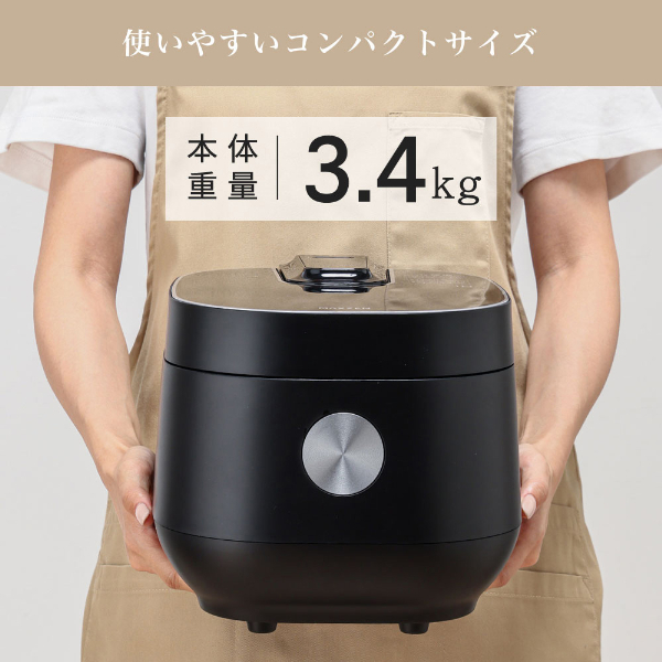 【期間限定ポイント5倍 4/27 10時まで】 炊飯器 4合 IH式 一人暮らし 二人暮らし 11種の炊飯メニュー 予約 保温 早炊き 無洗米 玄米 蒸し機能 煮込み機能 シンプル コンパクト ホワイト MIH-TX401 マクスゼン_16