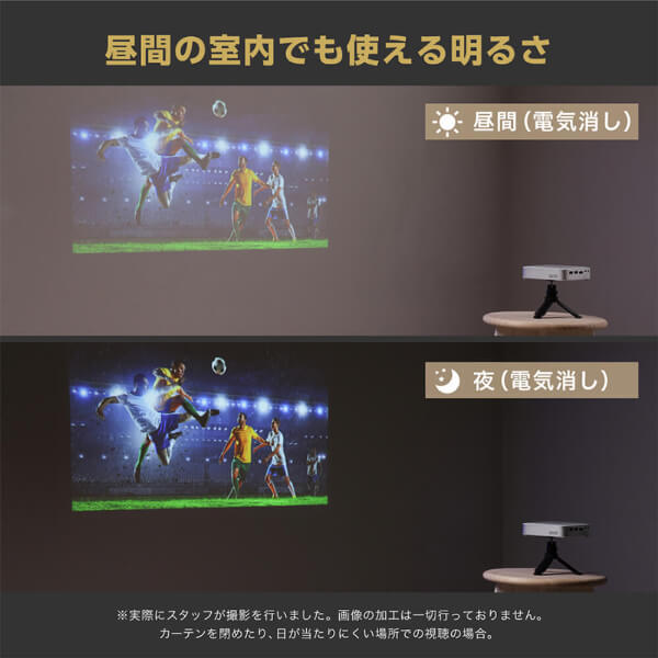プロジェクター 家庭用 4K対応 ポータブル Wi-Fi2.4G/5G 8000mAh