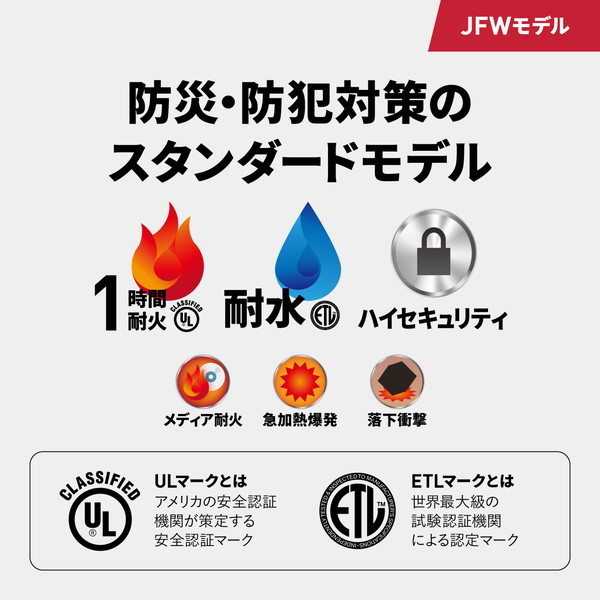 Sentry セントリー 金庫 中型 A4サイズ JFW123DE 黒 ダブルロック 耐火 1時間 ダイヤル式 家庭用 オフィス用 店舗用 業務用 事務所 防犯 防災 盗難防止_1