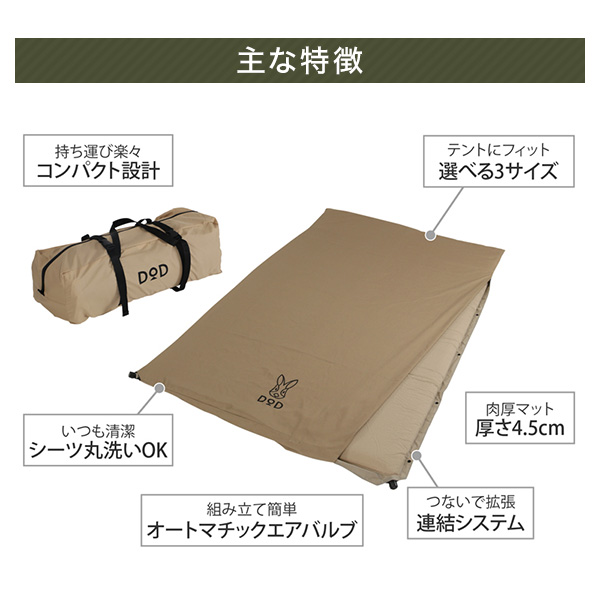 カマボコテント3M用マットシートセット TM5-704 - DOD