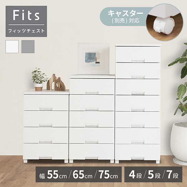 フィッツチェスト6507 天馬(Tenma) グレー [収納ケース] メーカー直送_1