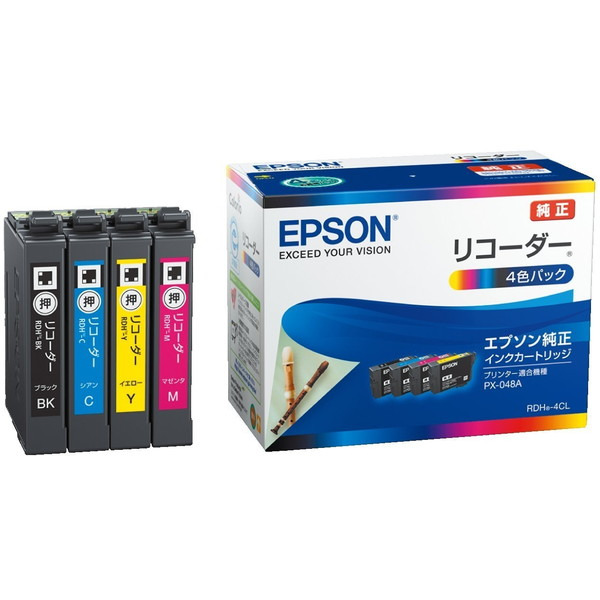 EPSON RDH-4CL 4色パック [インクカートリッジ「] メーカー直送の通販は 5,630円