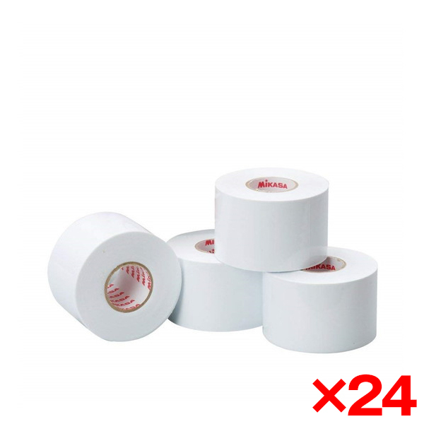 MIKASA LTV-5025 W ×24 ラインテープ ビニール ホワイト 50mm幅×25m×4