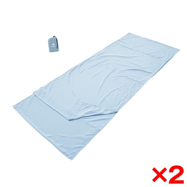 【2個セット】LOGOS 抗菌防臭シルキーインナーシュラフ(ブルー) No. 72600325の通販は 5,028円
