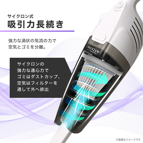 新品未使用品コードレス掃除機 サイクロン式 スティッククリーナー強力吸引力 TVで紹介されました】 掃除機 スティッククリーナー コード式 自立式