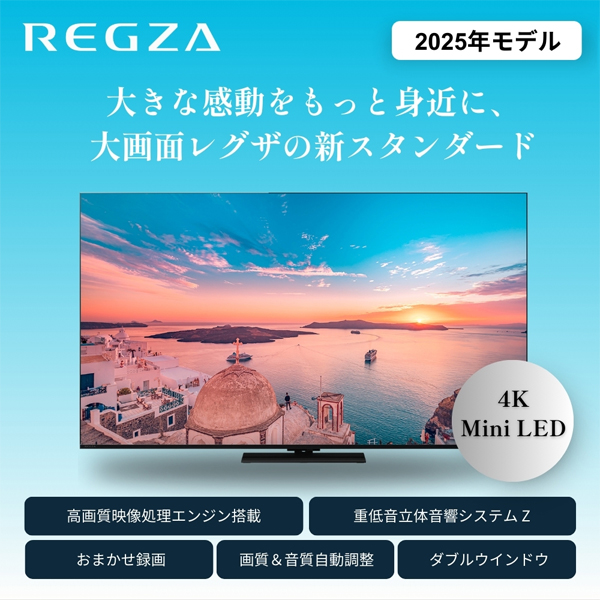 TVS REGZA 65Z770R REGZA [65V型 地上・BS・110度CSデジタル 4Kチューナー内蔵 液晶テレビ]_2