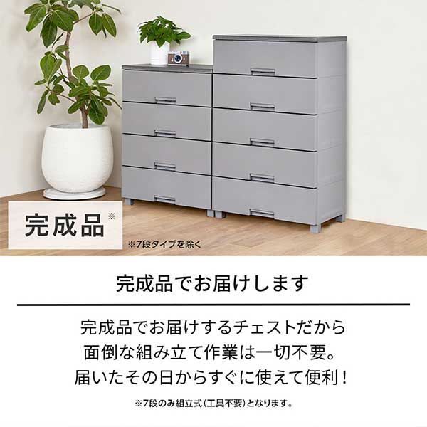フィッツチェスト6507 天馬(Tenma) グレー [収納ケース] メーカー直送_2