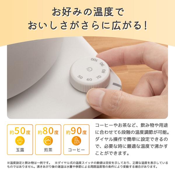 TIGER PTV-A080CB ブロンドベージュ QUICK&SAFE+ [蒸気レス電気ケトル (0.8L) 温度調節機能付]