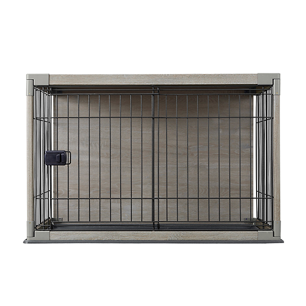 ペットケージ PIWS-960 アイリスオーヤマ インテリアウッディサークル グレー 幅97 犬 猫 サークル ゲージ メーカー直送の通販は